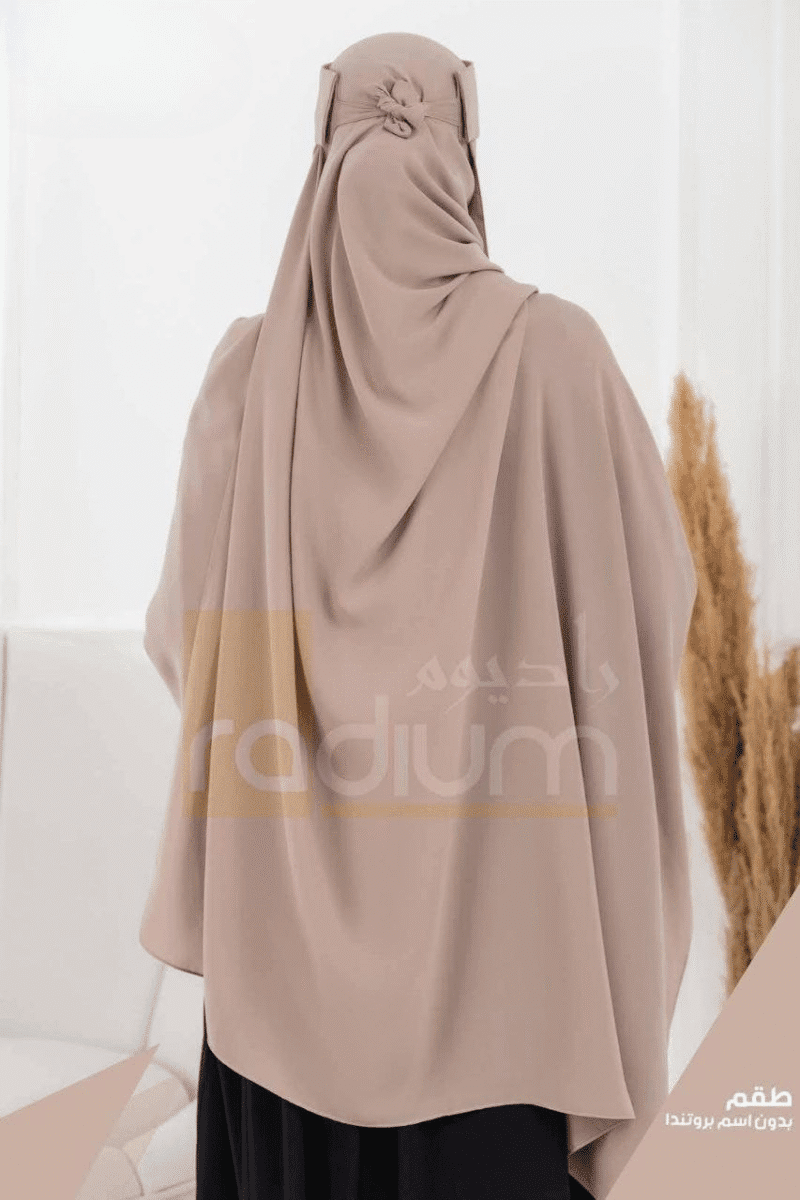 ⁦نقاب ماريا مقوى بطرحة 2 متر⁩ - الصورة ⁦3⁩