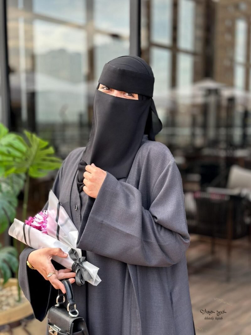 ⁦عبايه روزا كتان⁩ - الصورة ⁦11⁩